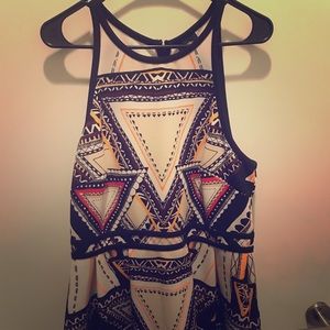 Colorful dress in plus size